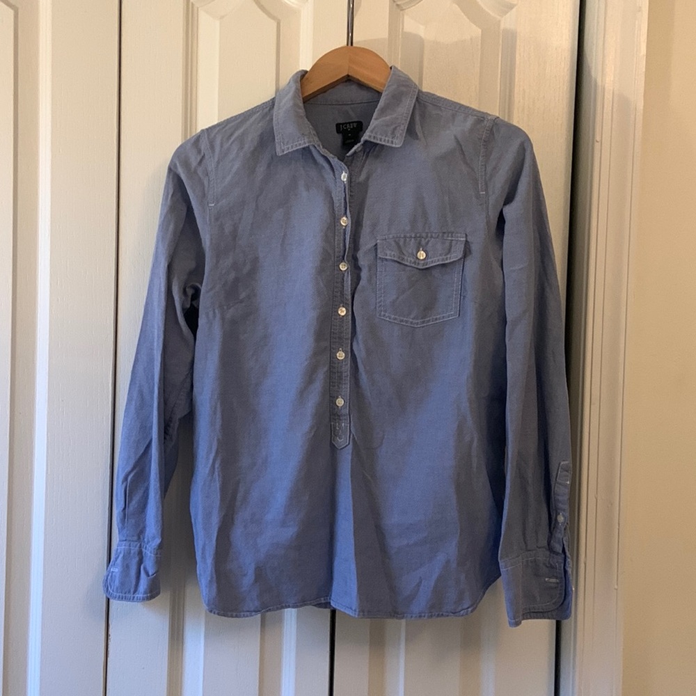 J Crew button down chambray shirt